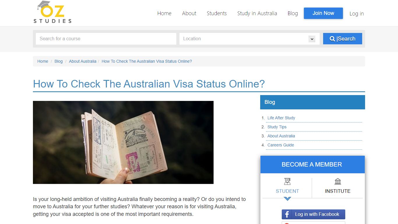 How To Check The Australian Visa Status Online?