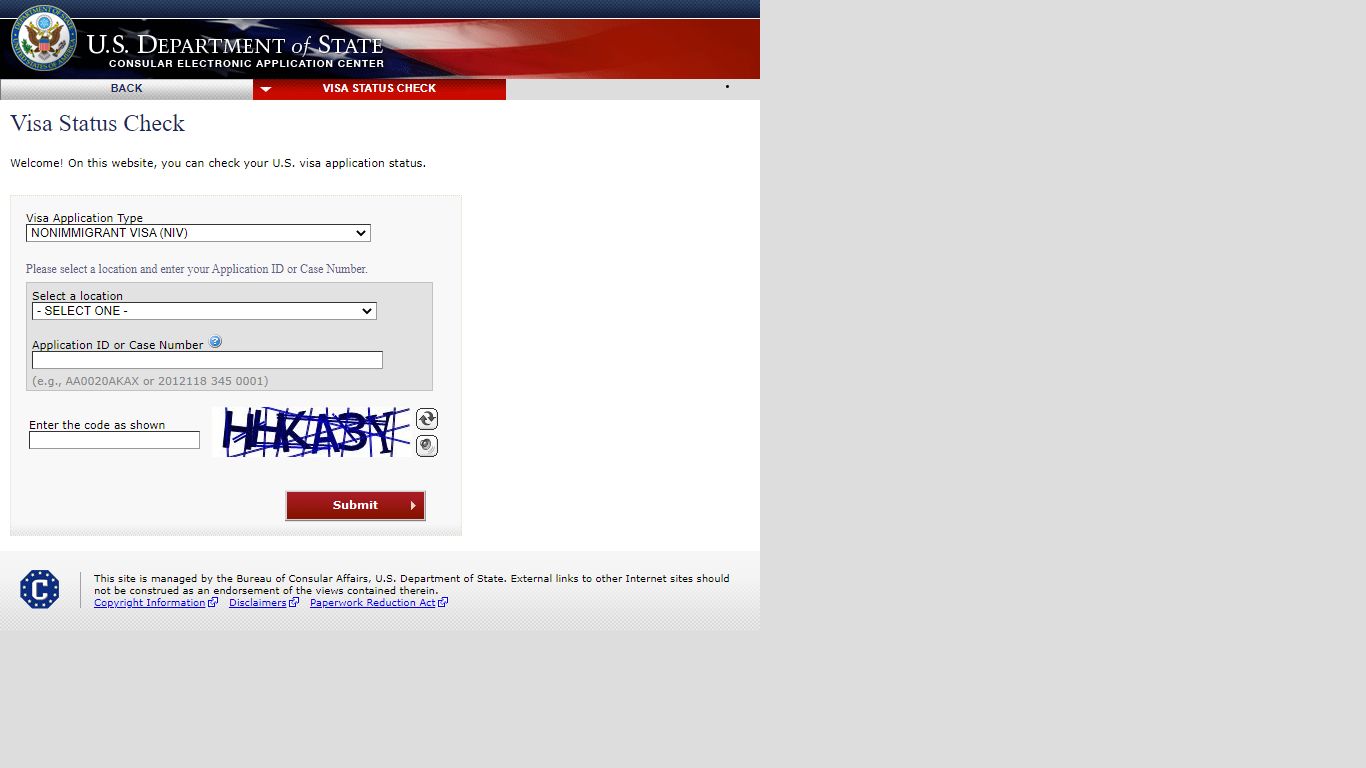 Visa Status Check - United States Department of State
